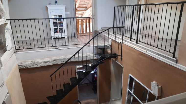Création et installation d'un escalier et des garde-corps à Saint-Jean-sur-Veyle., Saint-Genis-sur-Menthon, Emmanuel Delestre